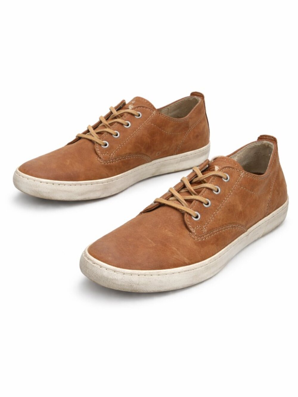 Frye Men’s Leather Lace-Up Sneakers Oxford Tan Brown Casual Shoes Size 8.5